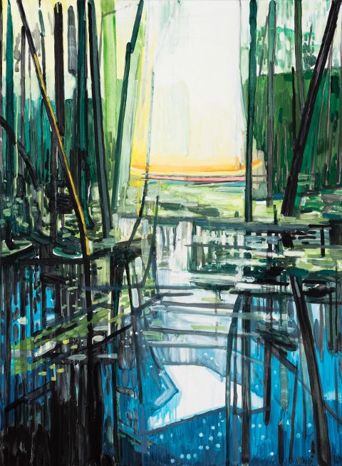 Reflection 4. Oil, canvas. 120x90cm. 2021