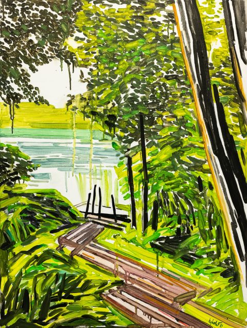 Jungle 2. Oil, canvas. 80x60cm. 2021