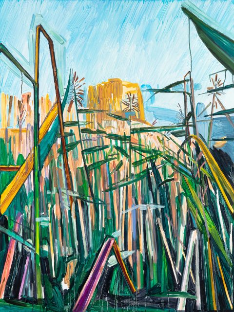 Meadows 6. Oil, canvas. 146x110cm. 2021
